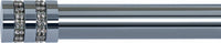 Diamond End Cap Finial, 28mm, Curtain Rod (set of 2)