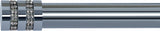 Diamond End Cap Finial, 28mm, Curtain Rod (set of 2)