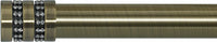 Diamond End Cap Finial, 28mm, Curtain Rod (set of 2)