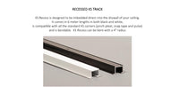 Black, Recessed Forest Brand Drapery, Curtain Track, Drapery King Toronto 416-783-7373 