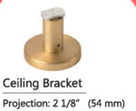 Channel Track Ceiling Bracket, Round, Drapery King Toronto 