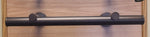 Dark Bronze Channel Rod 72 Inch MANUAL CURTAIN Rod (1 1/8") 28mm "Rod"
