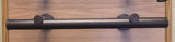 Dark Bronze Channel Rod 72 Inch MANUAL CURTAIN Rod (1 1/8") 28mm "Rod"