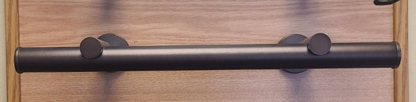 Dark Bronze Channel Rod 72 Inch MANUAL CURTAIN Rod (1 1/8") 28mm "Rod"