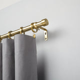 Umbra Cappa Curtain Rod, 36 to 66-Inches, Matte Brass