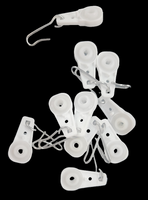 Ball Bearing Carrier With Hook: Product Number 1771 Hook, room divider, cubical curtains,