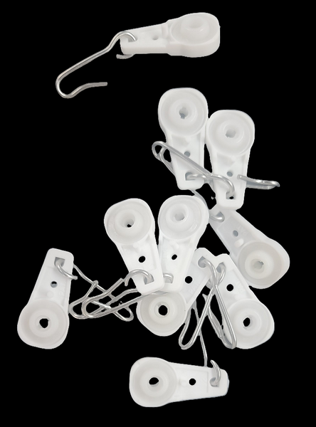 Ball Bearing Carrier With Hook: Product Number 1771 Hook, room divider, cubical curtains,