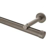Channel Rod 96 Inch MANUAL CURTAIN Rod (1 3/8") 35mm 7 Colors "Rod" (Solid)