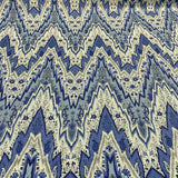 Bray Flamestitch 750691 Indigo Williamsburg PK Lifestyles Fabric