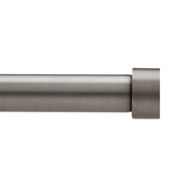 Umbra® Cappa 66 to 120 -Inch Adjustable Window Curtain Rod  Pewter, 245976-480-REM