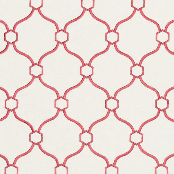 Pink Abstract Embroidery Drapery and Upholstery Fabric by the Yard
Pattern number: K9091