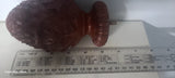 Galba Finial, For Wood Curtain Rods Rosewood (Set of 2)