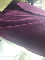 Cotton Velvet Color Purple 54 inch wide