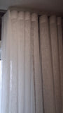 Wave, Linen Text Sheers, Marble 94"L