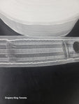 3 ", Clear Multifunctional Curtain Tapes Use to Make Pull Pleated Curtains Rod Pocket Curtains and Hook Pleat Curtains Home Sewing Deep Curtain Accessories Sewing Tape for Curtains