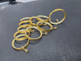 Rings, 28RND – Matte Brass 10 per bag