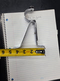 Single Decorative Brackets For 1 3/8" Curtain Rods Chrome (Set of 2)