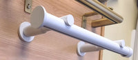 Channel Rod 120" Inch MANUAL CURTAIN Rod (1 1/8") 28mm 7 Colors "Rod" White