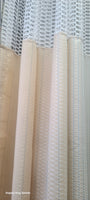 Keywords: hospital curtain, fire rated curtain, CAN/ULC S109 privacy curtain, medical privacy divider, institutional drapery, grommet top hospital divider, healthcare curtain, fire retardant room divider, nursing home privacy curtain, medical cubicle curtain, affordable hospital curtain, fire resistant curtain Canada, healthcare drapery sand blue stripe.