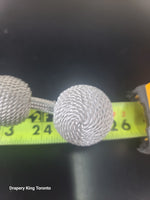 Magnet Tie Back  Rope style, Sand 25 inches long