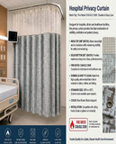 Ready Made 108"w X 95"L Fire Rated (Can ulc S109) Hospital Curtains - Mint