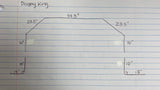 CS Track Custom Bay Shape Bent 3/4" x 3/4" inch (778-4562)