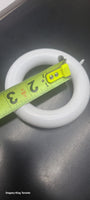 2 1/4" Wood Ring for 2" Victorian Wood Pole  2" Pewter ( 7 per Bag)