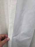 Pinch Pleated Curtain 100" X 95" Linen Text,  Black out, Oatmeal Color