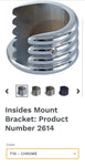 1 1/8″ Decorative Drapery Hardware Collection Wall to Wall Brackets