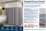 Ready Made 108"w X 96"L Fire Rated (Can ulc S109) Hospital Curtains