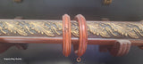 2 1/4" Wood Ring, for 2" Victorian Wood Pole Rosewood ( 10 per Bag)