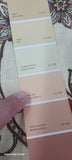 Celine Printed Linen Blend Drapery Fabric in Coral