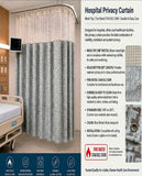 Ready Made 108"w X 95"L Fire Rated (Can ulc S109) Hospital Curtains - Mint