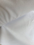 Lux Home Velvet Color White