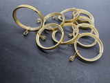 Rings, 28RND – Matte Brass 10 per bag