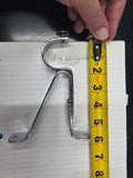Single Decorative Brackets For 1 3/8" Curtain Rods Chrome (Set of 2)