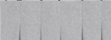 Curtains, Blackout Inverted Pleat Panel, Color Gray 150"W X 95"L (Set of 2)