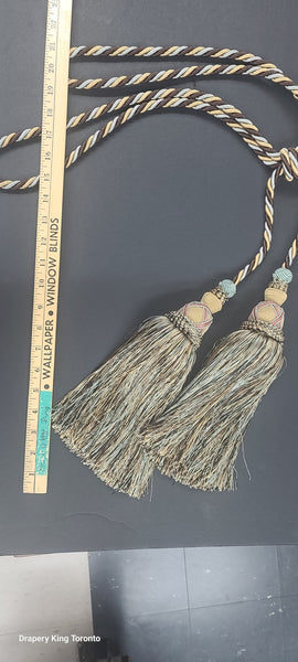 Tie Back and Decorative Double Tassels