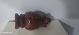 Nero Finial, For Wood Curtain Rods Rosewood (Set of 2)