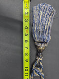 Tie Back and Decorative Tassels Sand / Blue