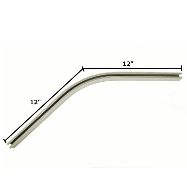CS 45 Degree Bend CS 45Bend - White 12" X 12"