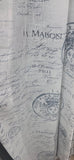 Linen Tex PANNEAU ANNEAUX CHICAGO GRIS URBAIN 52 X 96 Stamp (Set of 2)