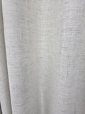 Pinch Pleated Curtain 100" X 95" Linen Text,  Black out, Oatmeal Color