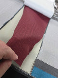 Fire Rated Can ulc / s109 Panel 2 Tone Wine Color With Black Grommets - 0803