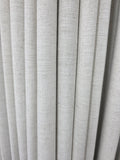 Pinch Pleated Curtain 100" X 95" Linen Text,  Black out, Oatmeal Color