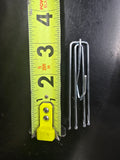 3" inch, 4 Prong Hooks, Heading Slip on Hook (Set of 6)