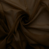 SHEER VOILE (118") - FIRE RETARDANT, Chocolate, Voile, can/ulc s-109
