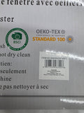 Solid Sheer Grommet Curtain Panels White 52 X 96 set of 2