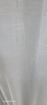 Linen Look Semi Sheer 115" Warm White and Silver