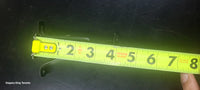 Wall Brackets For 1 1/8" diameter rod 28mm Black (set of 2)